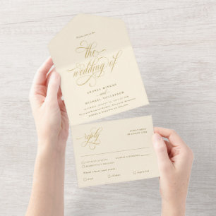 Sorvete de Caligrafia Elegante de Luxo e Casamento