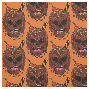 Sorvete de cores personalizado tecido de Caveira