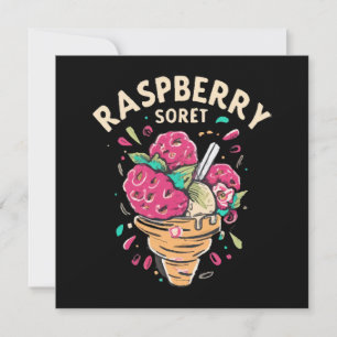 Sorvete de framboesa