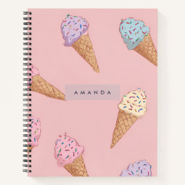 Sorvete de Pastel Cute Personalizado