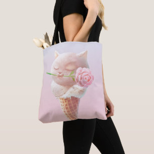 Sorvete de Verão Cone Tote Bag