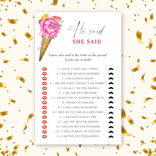 Sorvete - Ele disse que ela disse jogo chá de pane (Criador carregado)