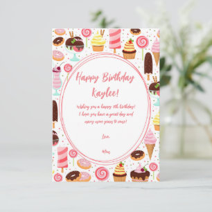Sorvete Feliz Aniversário Meninas Doces E Bonitas