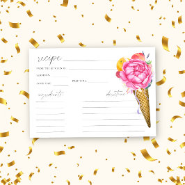 Sorvete - receita do chá de panela