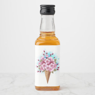 Sorvete Waffle Rosa Sakura Cone