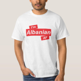 Sou a camiseta AF albanesa