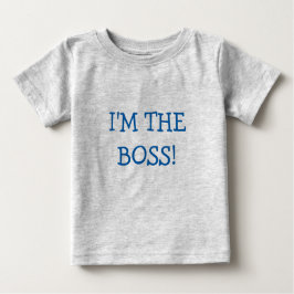 Sou a camiseta do bebê do Chefe