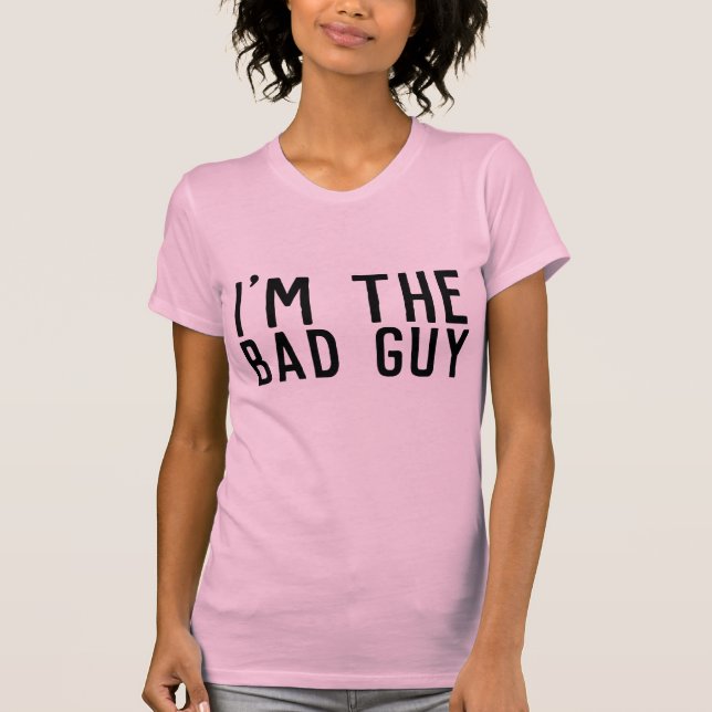 Sou a CARA Má Engraçada Senhoras T-Shirts (Frente)