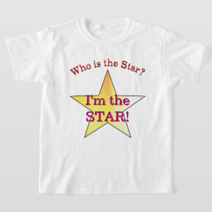 "Sou a Estrela!" Camiseta