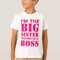 Sou a Irmã Grande que me faz a Camisa do Chefe