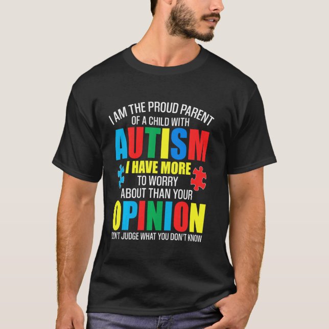 Sou A Mãe Orgulhosa De Uma Criança Com Camisa De A (Frente)