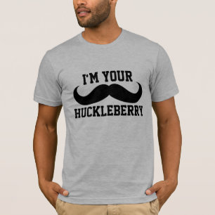 SOU A SUA T-Shirts ENGRAÇADAS DE HOMENS HUCKLEBERR