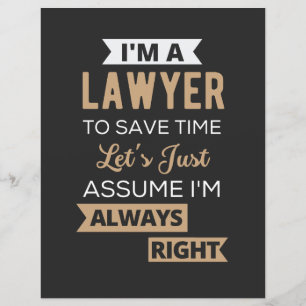 Sou advogado, para poupar tempo