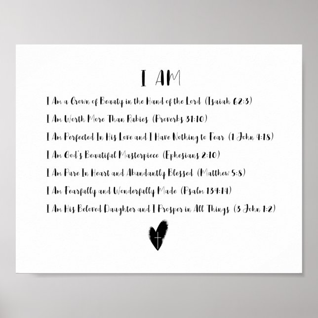 Sou Afirmativo da Poster cristã (Frente)