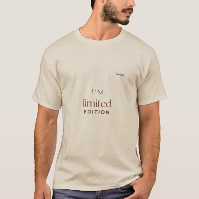 Sou Edição Limitada – Camiseta Minimalista Ousada (Frente)
