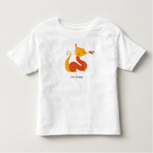 Sou imbecil! Ano da camiseta Zoodíaca Dragão.