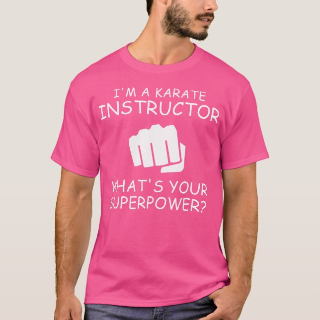 Sou Instrutor Karate Para Camisa (Frente)