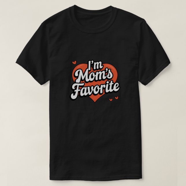 Sou Mãe favorita, camiseta engraçada (Frente do Design)