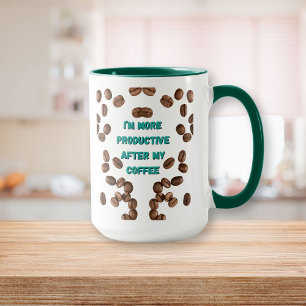 Sou mais produtivo depois da minha caneca de café
