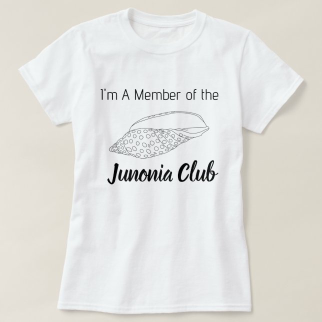 Sou Membro do Clube Junonia – Camiseta Feminina (Frente do Design)