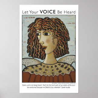 Sou Mulher, Posso Voar Poster de Pássaro