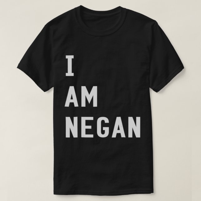Sou Negan T-Shirt (Frente do Design)