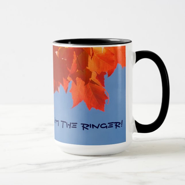 Sou o Ringer! canecas de café Folhas de Outono (Direita)