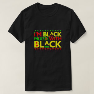 Sou preto misturado com camiseta preta