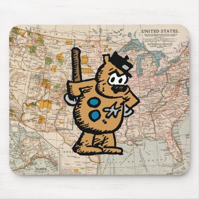 "Sou ruim, sou nacional" Mousepad (Frente)