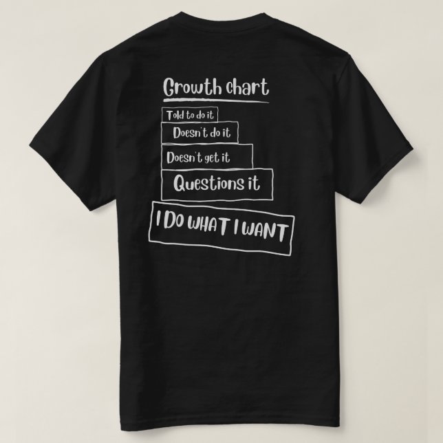 Sou T-Shirt Crescido (Verso do Design)