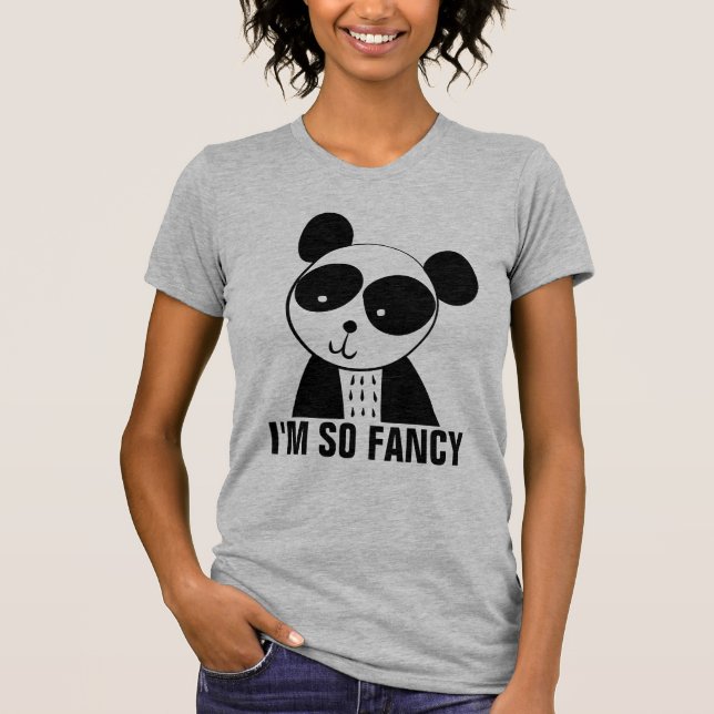 SOU TÃO RICO PANDA BEAR T-SHIRTS (Frente)