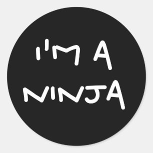 Sou um adesivo NINJA