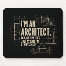 Sou um Arquiteto - Mouse Pad