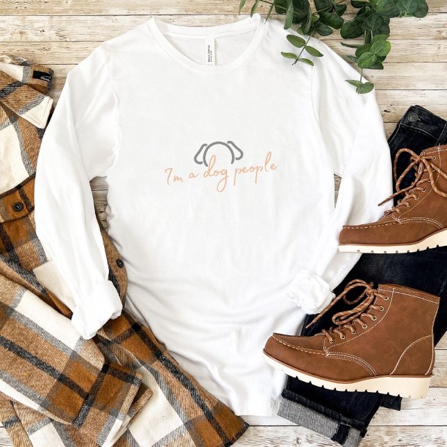 Sou um Cachorro Personalizado de Camisa de Manga L (Criador carregado)