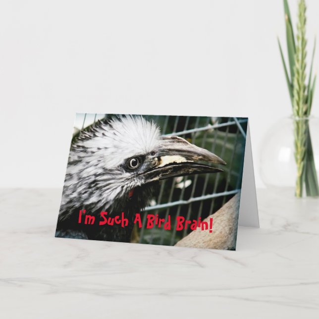 Sou um Cartão de Aniversário Engraçado. (Frente)