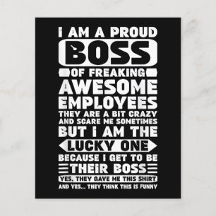 Sou um Chefe Orgulhoso de Empregados Admiráveis.
