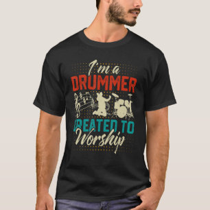 Sou um Drummer Criado ao Drummer de Camisa do Cult