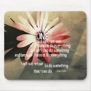 Sou um - Flor Art Mousepad