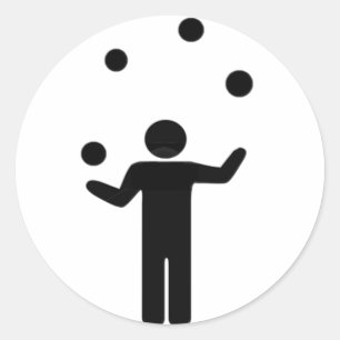 "Sou um Juggler!" Adesivo