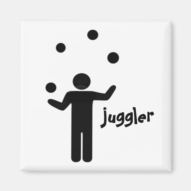 "Sou um Juggler!" Íman (Frente)