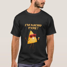 Sou um Nacho Tipo T-Shirt - Engraçado Comida Pun p