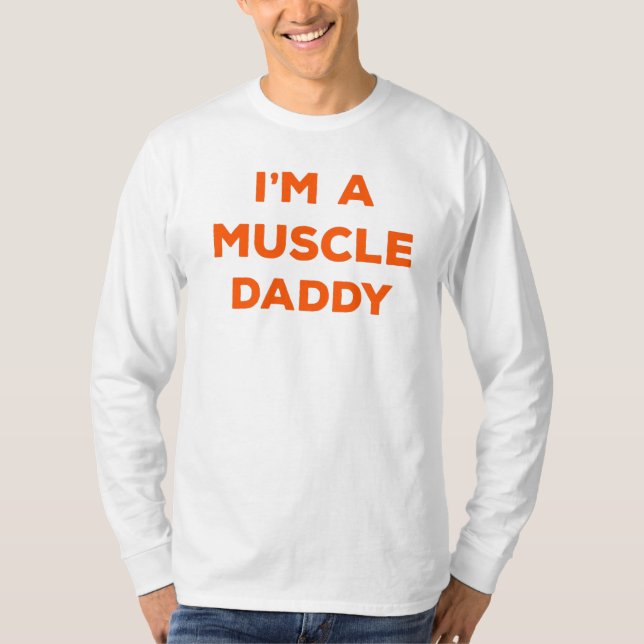 Sou um Pai Muscular Camisa Sem Sono (Frente)