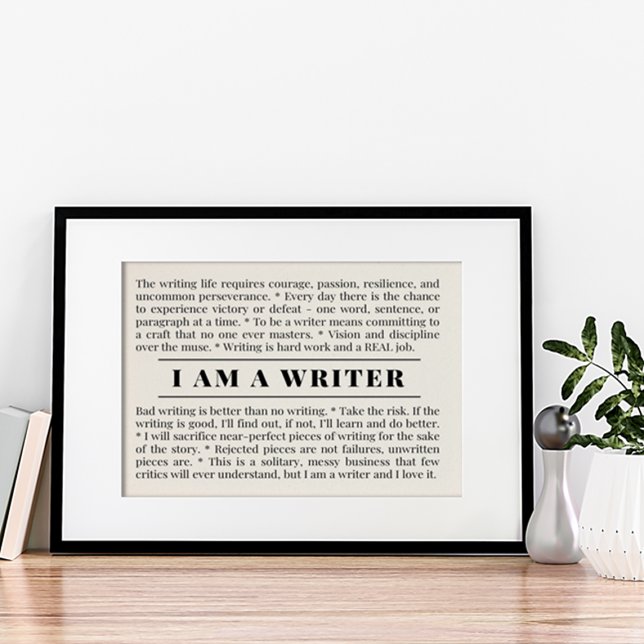Sou um Poster de ESCRITOR para Escritores e Autore (Criador carregado)