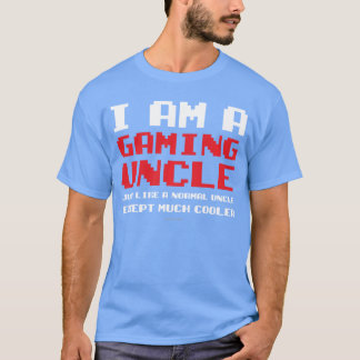 Sou um tio jogador Camisa engraçada de videogame m