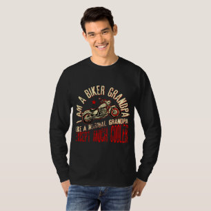 Sou Uma Camisa Legal Biker GrandPa Para Homens