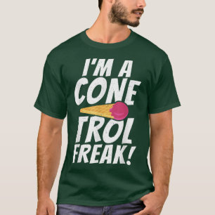 Sou uma camiseta de Sorvete engraçada, Freak,