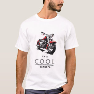 Sou uma camiseta Legal do Vovô Motorcycle