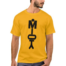 Sou uma camiseta masculina expressiva.