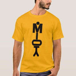 Sou uma camiseta masculina expressiva.