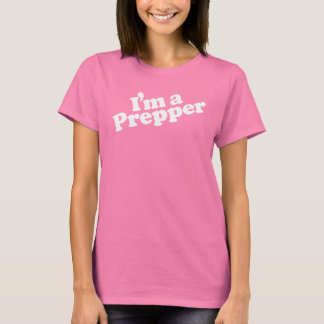 Sou uma camiseta pré-pper feminina